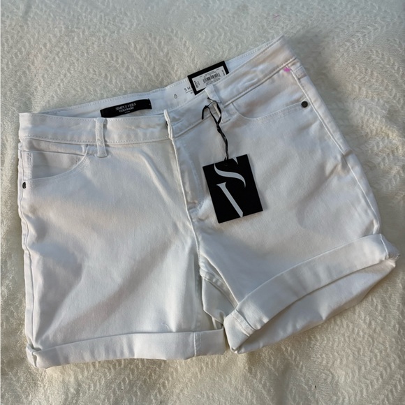 Simply Vera Vera Wang Pants - Simply Vera Vera Wang White Denim Shorts